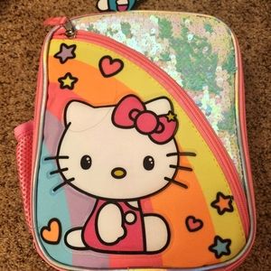 Hello Kitty Lunch Bag with sequins NWT